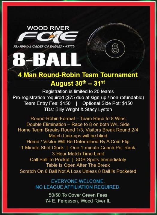 Tournament flyer / rules image